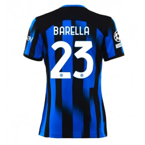 Inter Milan Nicolo Barella #23 Domaci Dres za Ženska 2023-24 Kratak Rukavima